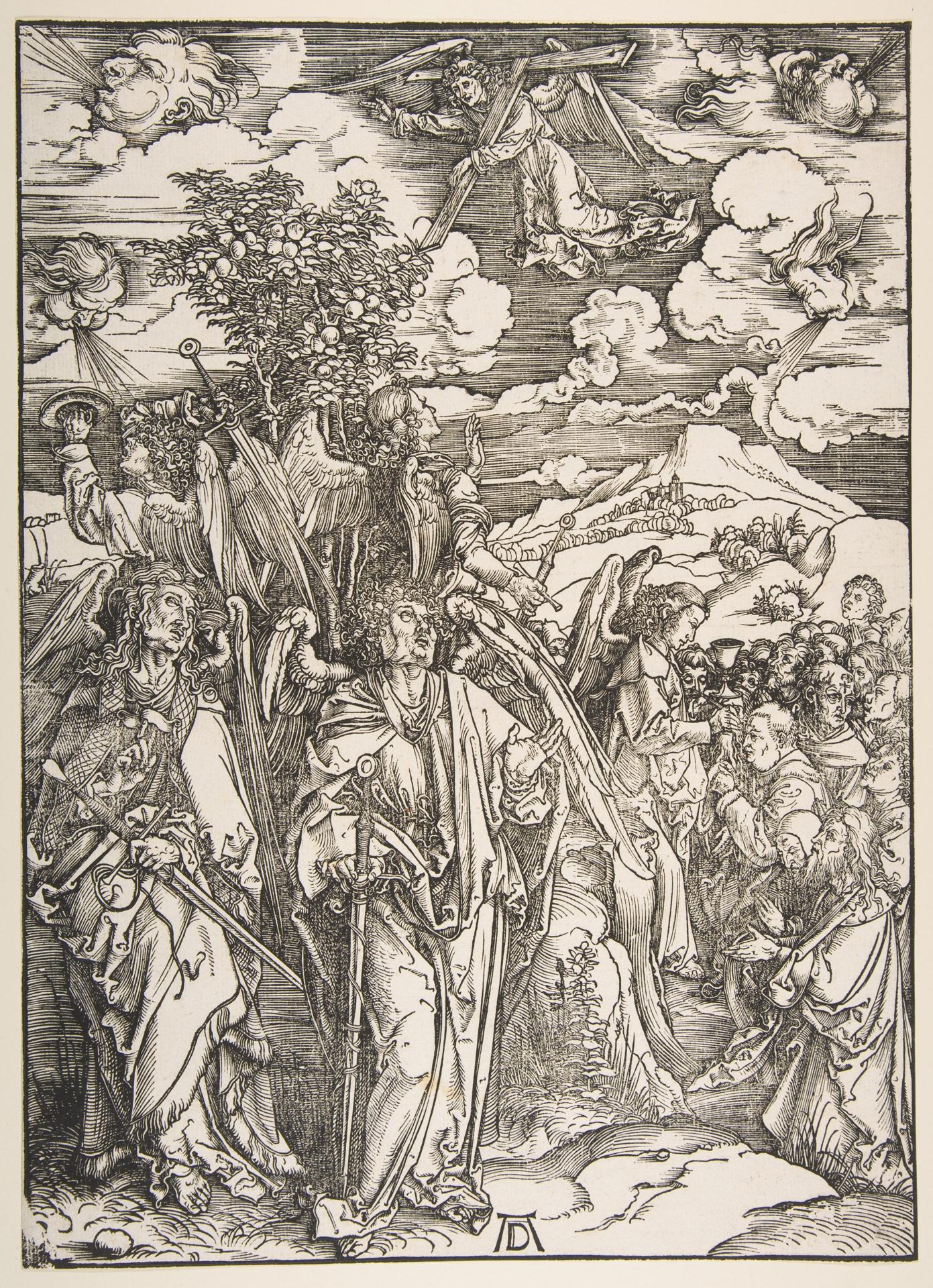 Albrecht Dürer — Engel, die die vier Winde zurückhalten
