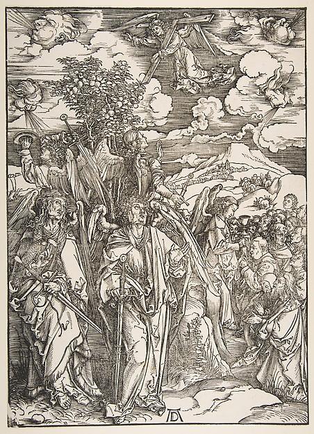 Albrecht Dürer — Engel, die die vier Winde zurückhalten