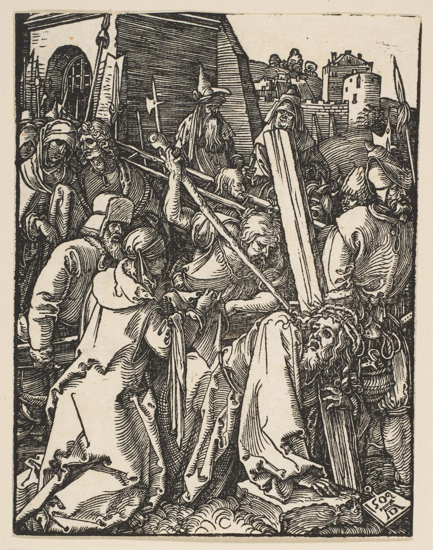 Albrecht Dürer — Christus trägt das Kreuz, aus der 'Kleinen Passion'