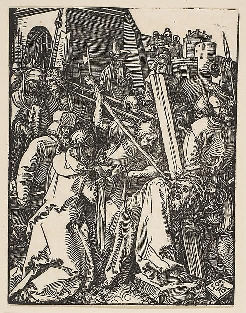 Albrecht Dürer — Christus trägt das Kreuz, aus der 'Kleinen Passion'