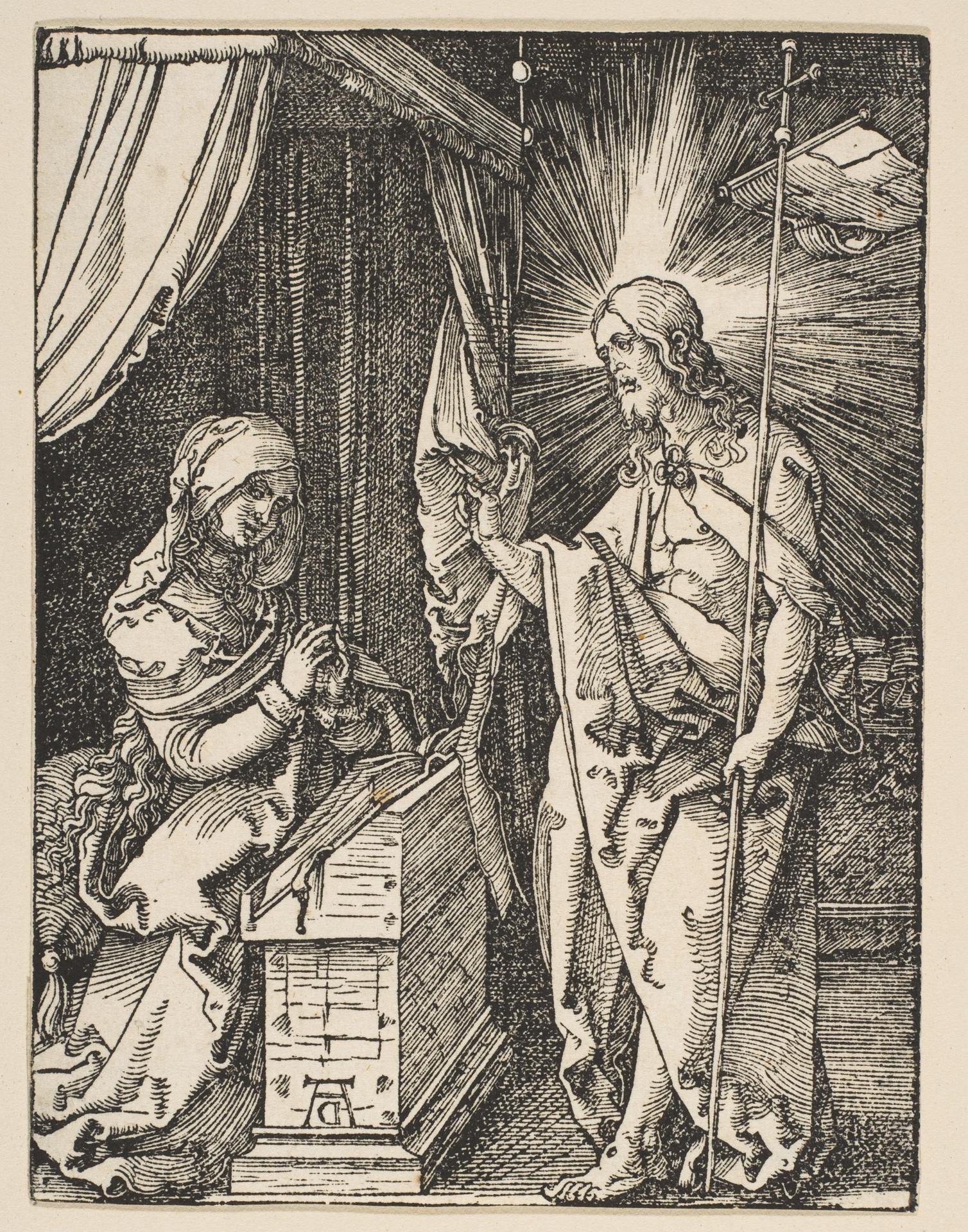 Albrecht Dürer — Christus erscheint seiner Mutter, aus der 'Kleinen Passion'