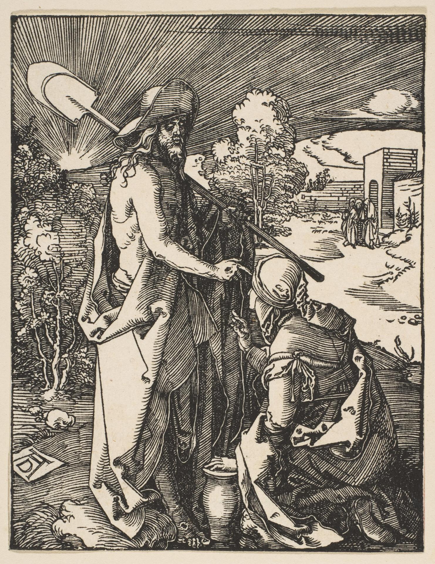 Albrecht Dürer — Christus erscheint Maria Magdalena, aus der Kleinen Passion