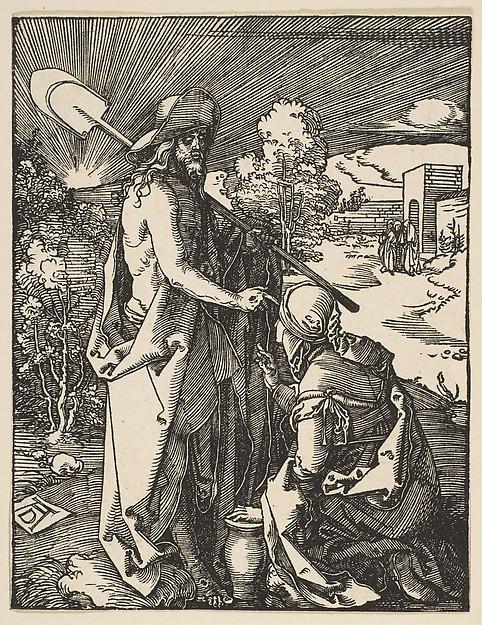 Albrecht Dürer — Christus erscheint Maria Magdalena, aus der Kleinen Passion