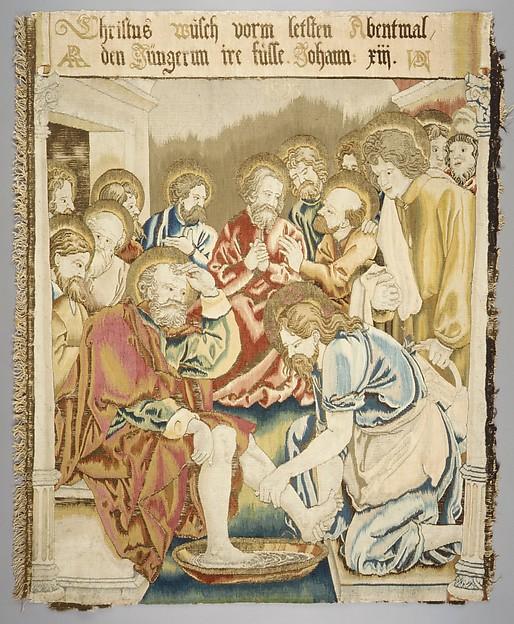 Albrecht Dürer — Christus wäscht seinen Jüngern die Füße, aus dem Zyklus 'Die Passion'