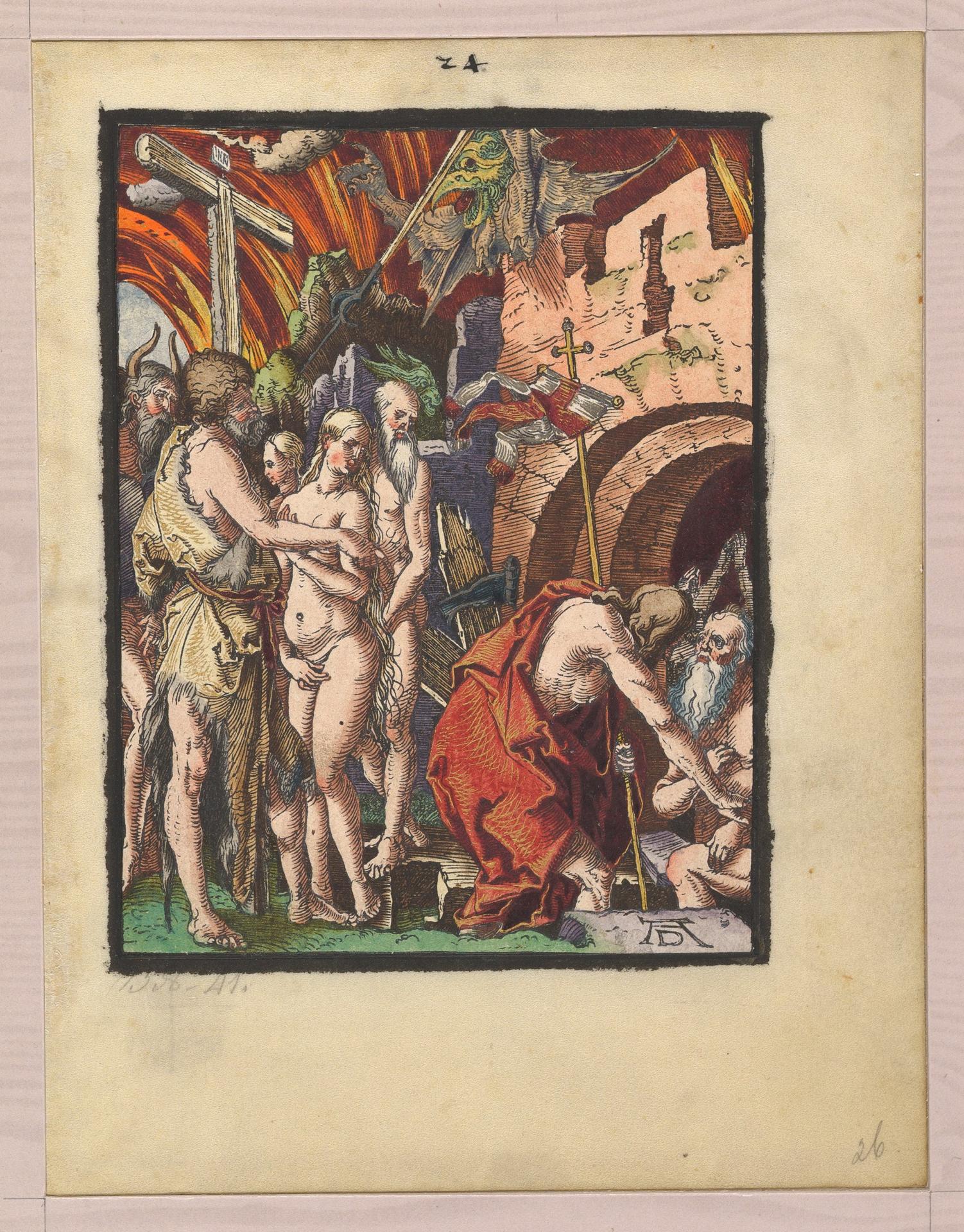 Albrecht Dürer — Christus in der Vorhölle, aus der 'Kleinen Holzschnittpassion'