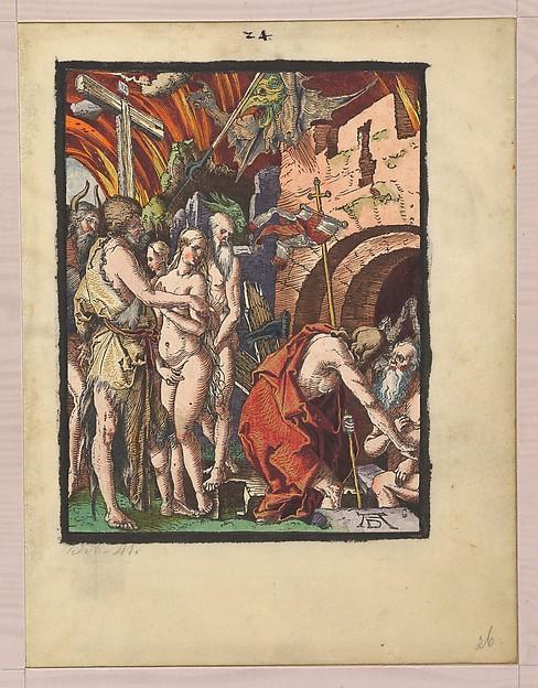 Albrecht Dürer — Christus in der Vorhölle, aus der 'Kleinen Holzschnittpassion'