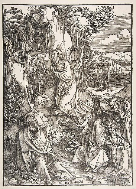 Albrecht Dürer — Christus am Ölberg, aus der Großen Passion