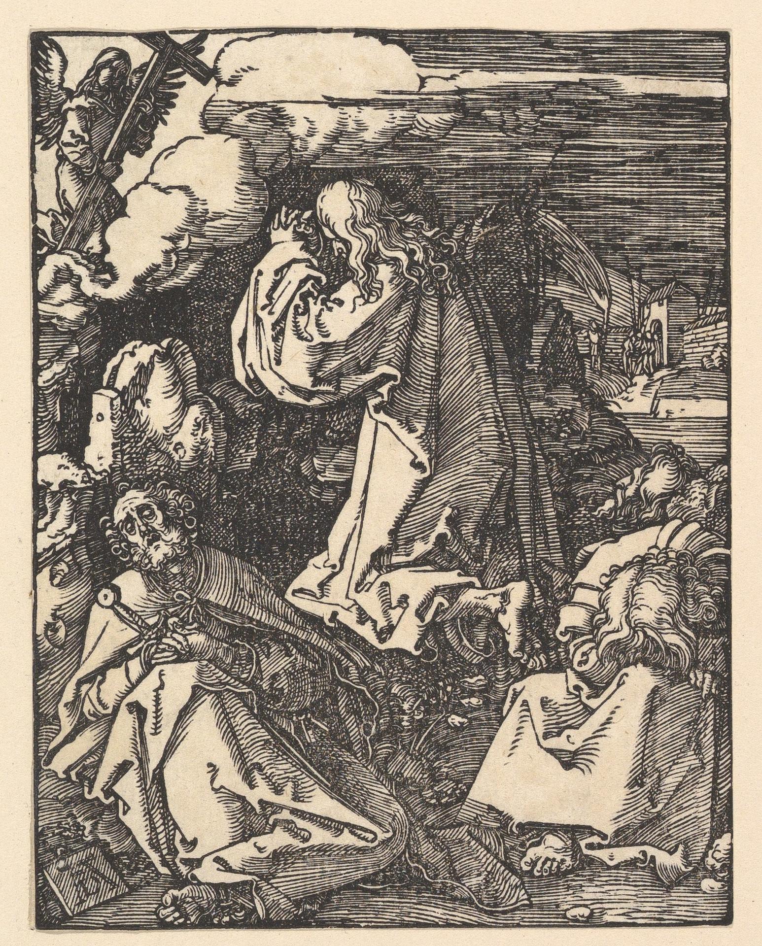 Albrecht Dürer — Christus am Ölberg, aus der 'Kleinen Passion'