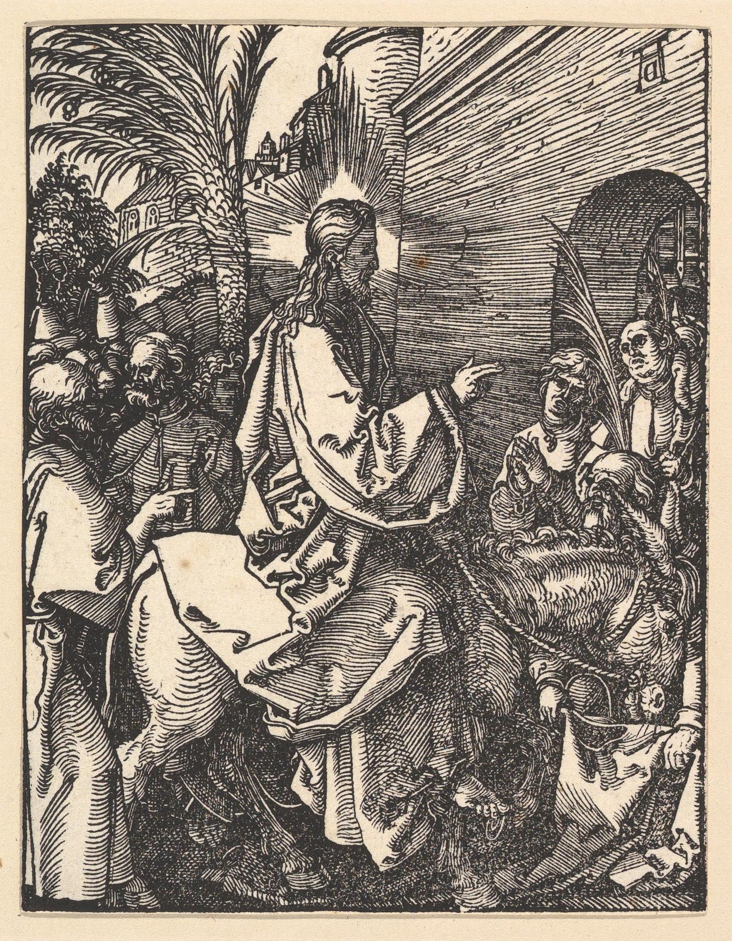 Albrecht Dürer — Einzug Christi in Jerusalem, aus 'Die kleine Passion'