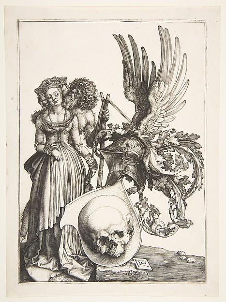Albrecht Dürer — Wappen mit Totenkopf