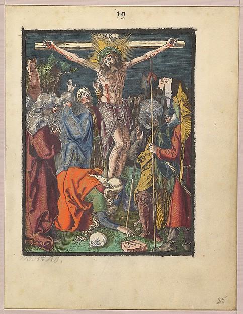 Albrecht Dürer — Kreuzigung, aus der 'Kleinen Holzschnittpassion'
