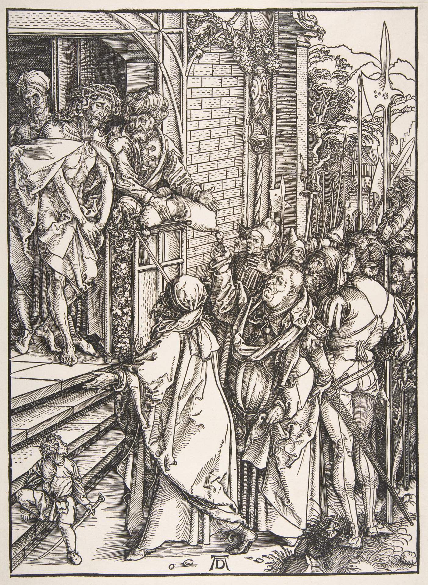 Albrecht Dürer — Ecce Homo, aus der Serie Die Große Passion