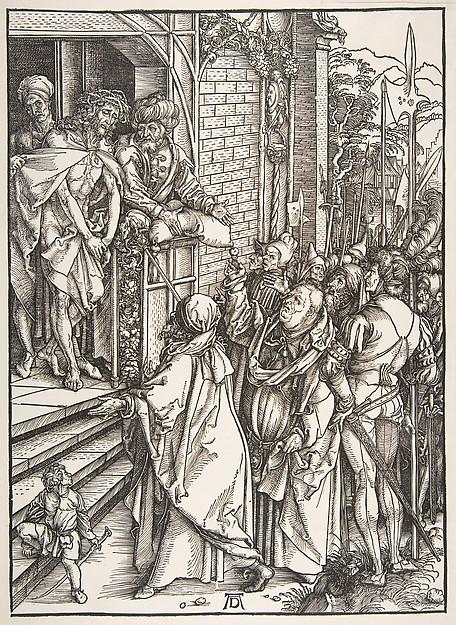 Albrecht Dürer — Ecce Homo, aus der Serie Die Große Passion