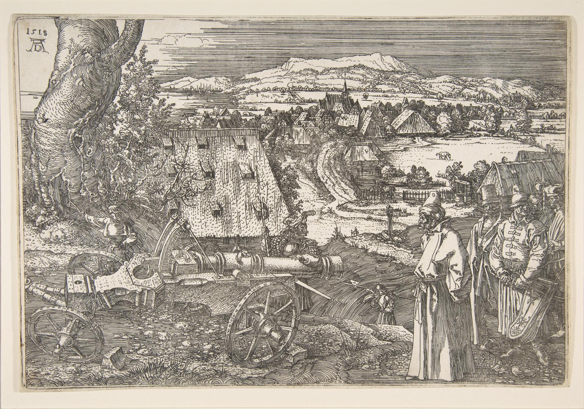 Albrecht Dürer — Landschaft mit Kanone