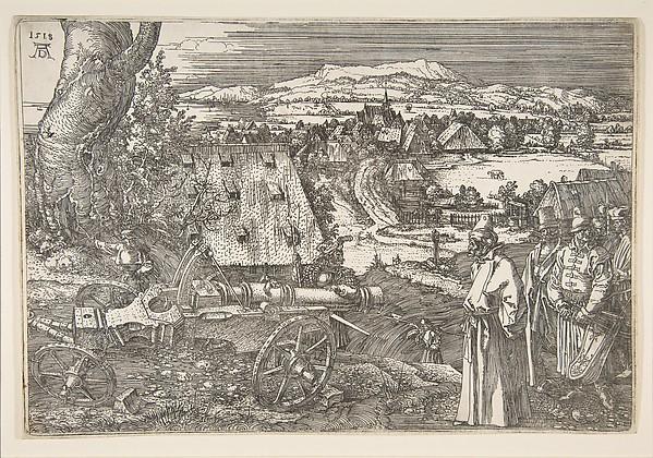 Albrecht Dürer — Landschaft mit Kanone