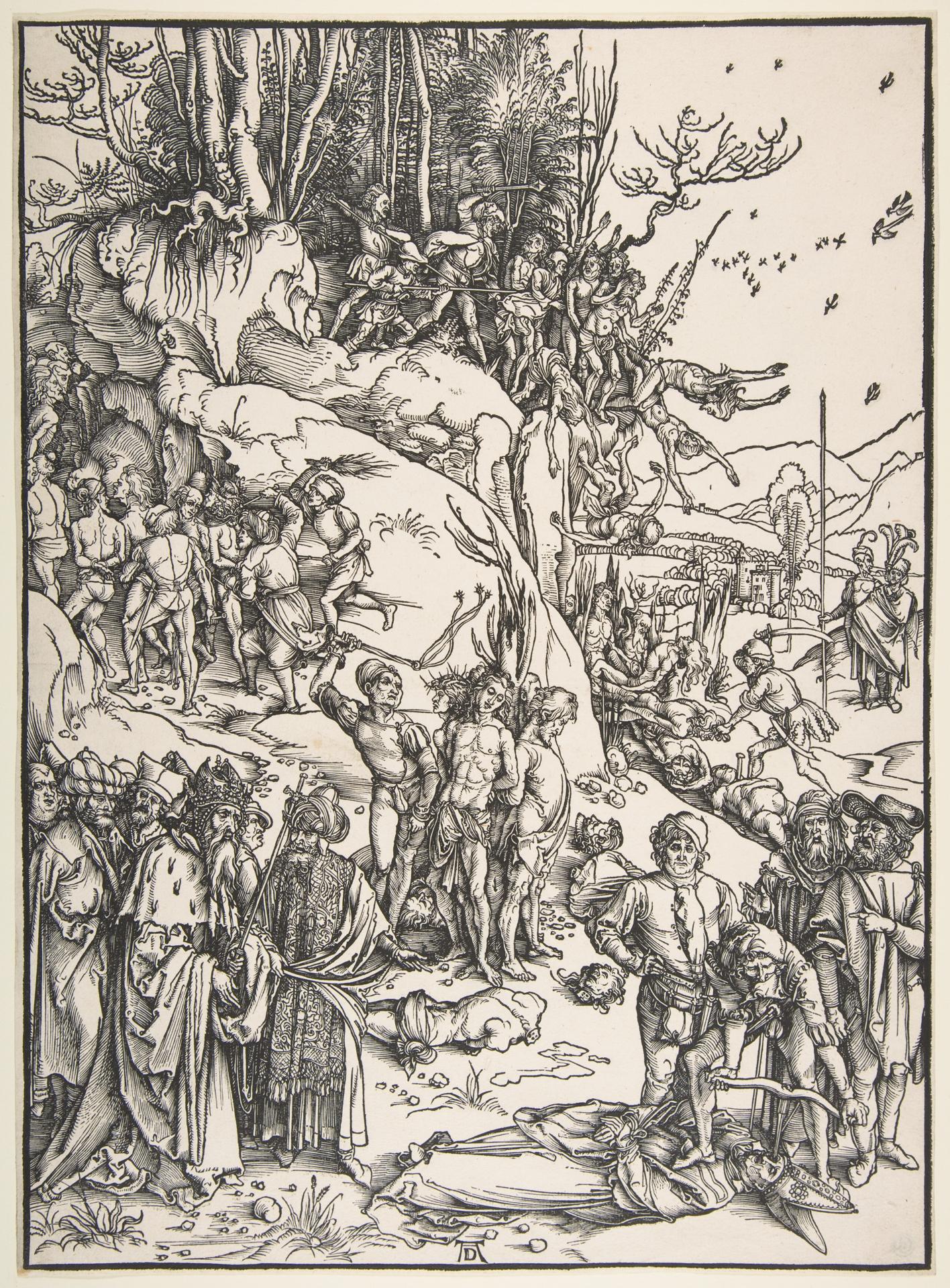 Albrecht Dürer — Martyrium der Zehntausend