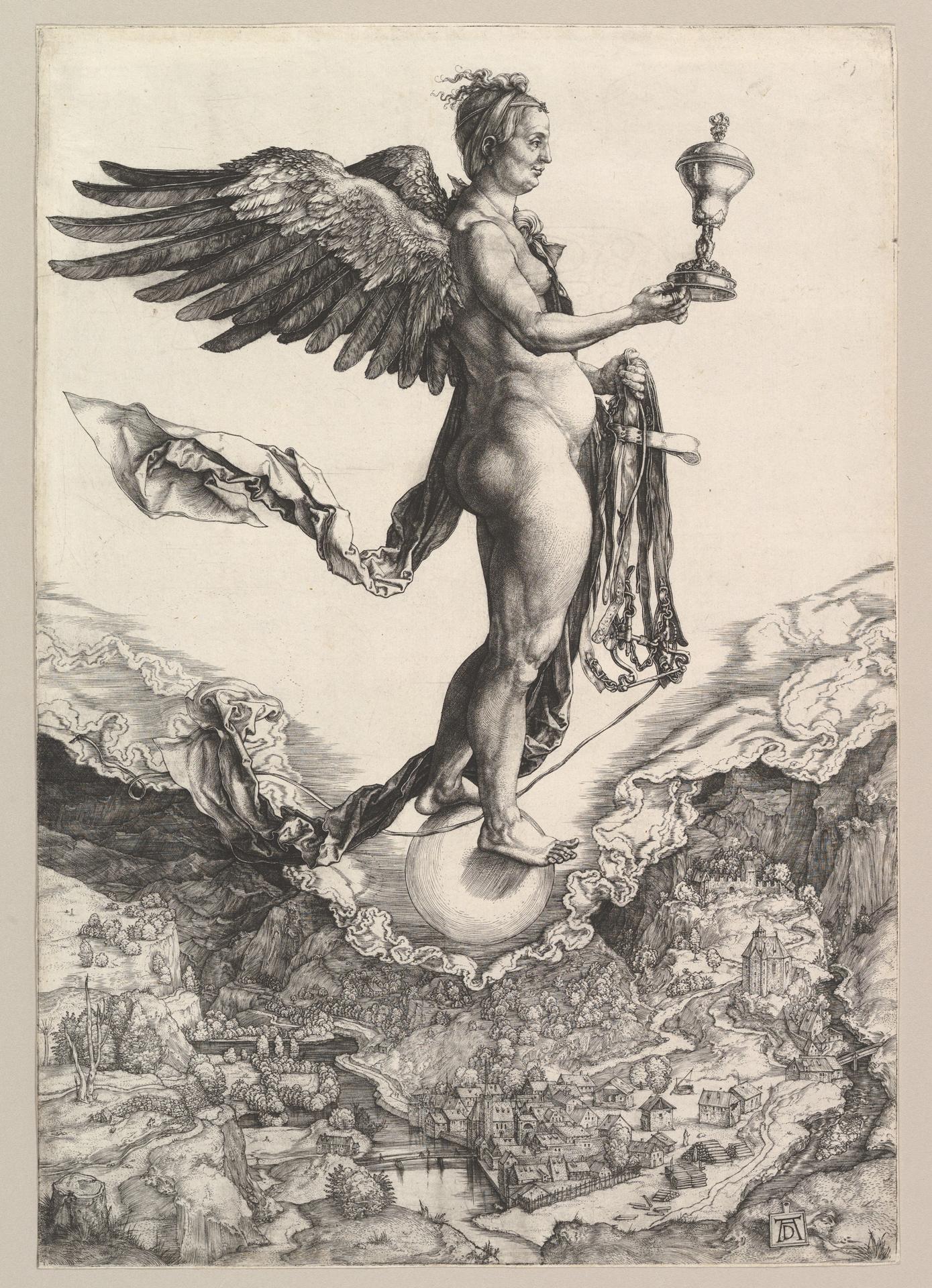 Albrecht Dürer — Nemesis (Das große Glück)