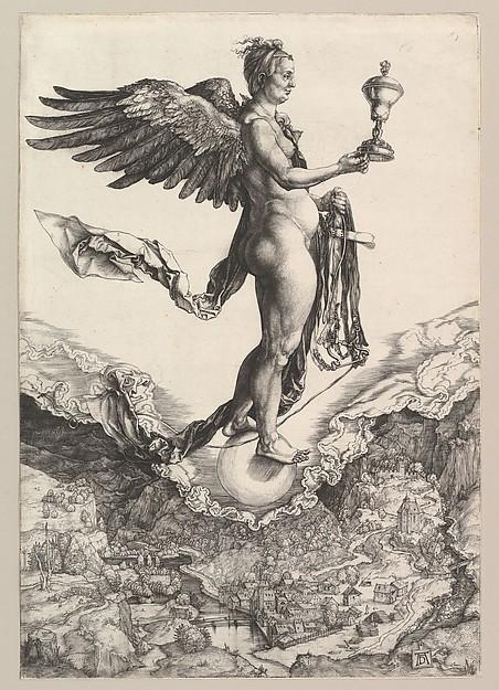 Albrecht Dürer — Nemesis (Das große Glück)