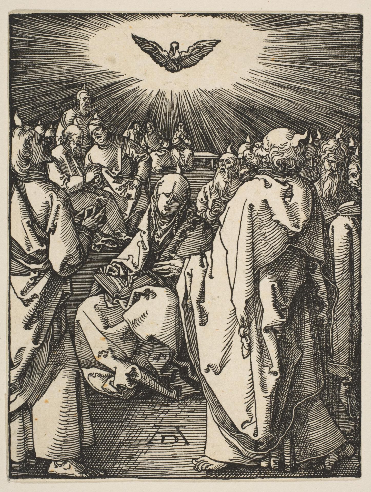 Albrecht Dürer — Pfingsten, aus der 'Kleinen Passion'
