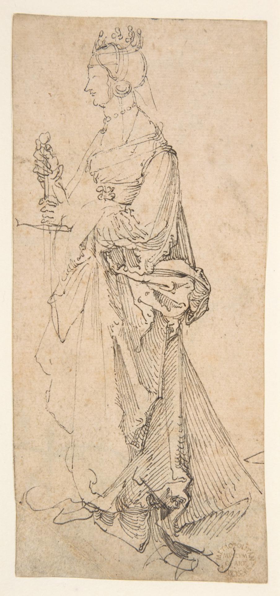 Albrecht Dürer — Die heilige Katharina von Alexandrien