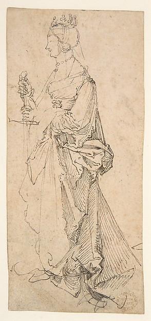 Albrecht Dürer — Die heilige Katharina von Alexandrien