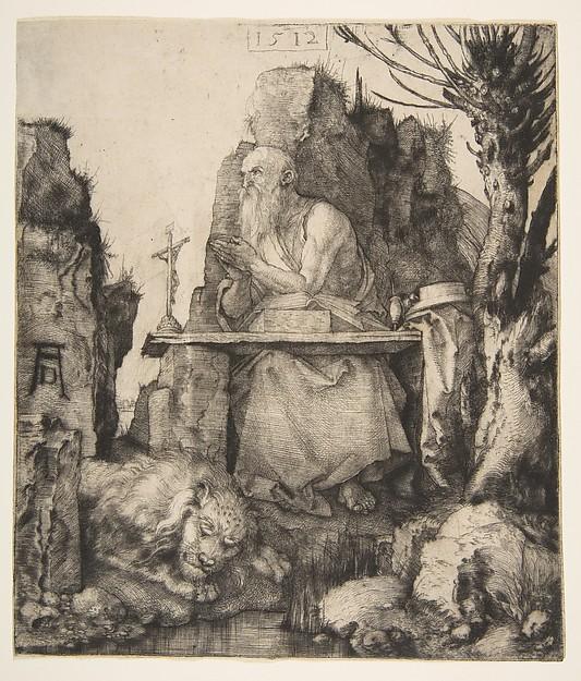 Albrecht Dürer — Der heilige Hieronymus an der Kopfweide