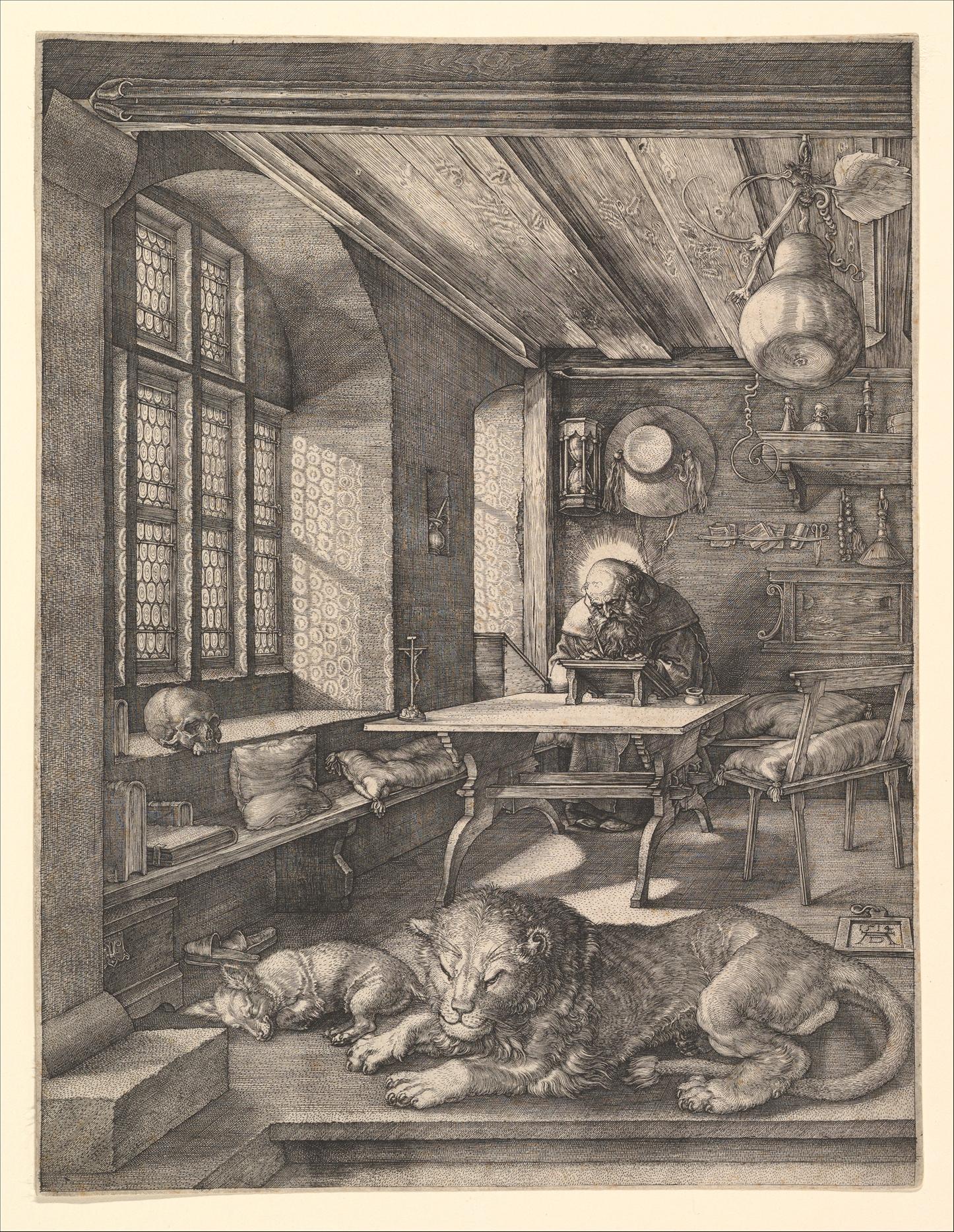 Albrecht Dürer — Der heilige Hieronymus im Gehäus