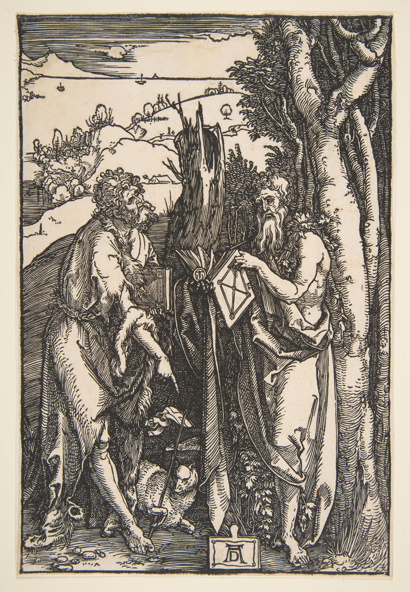 Albrecht Dürer — Der heilige Johannes der Täufer und der heilige Onuphrius