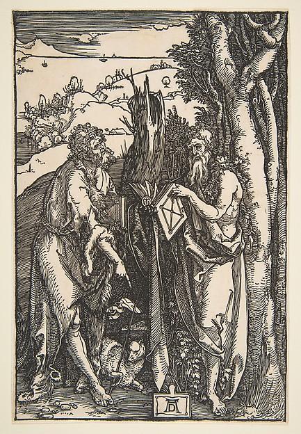 Albrecht Dürer — Der heilige Johannes der Täufer und der heilige Onuphrius