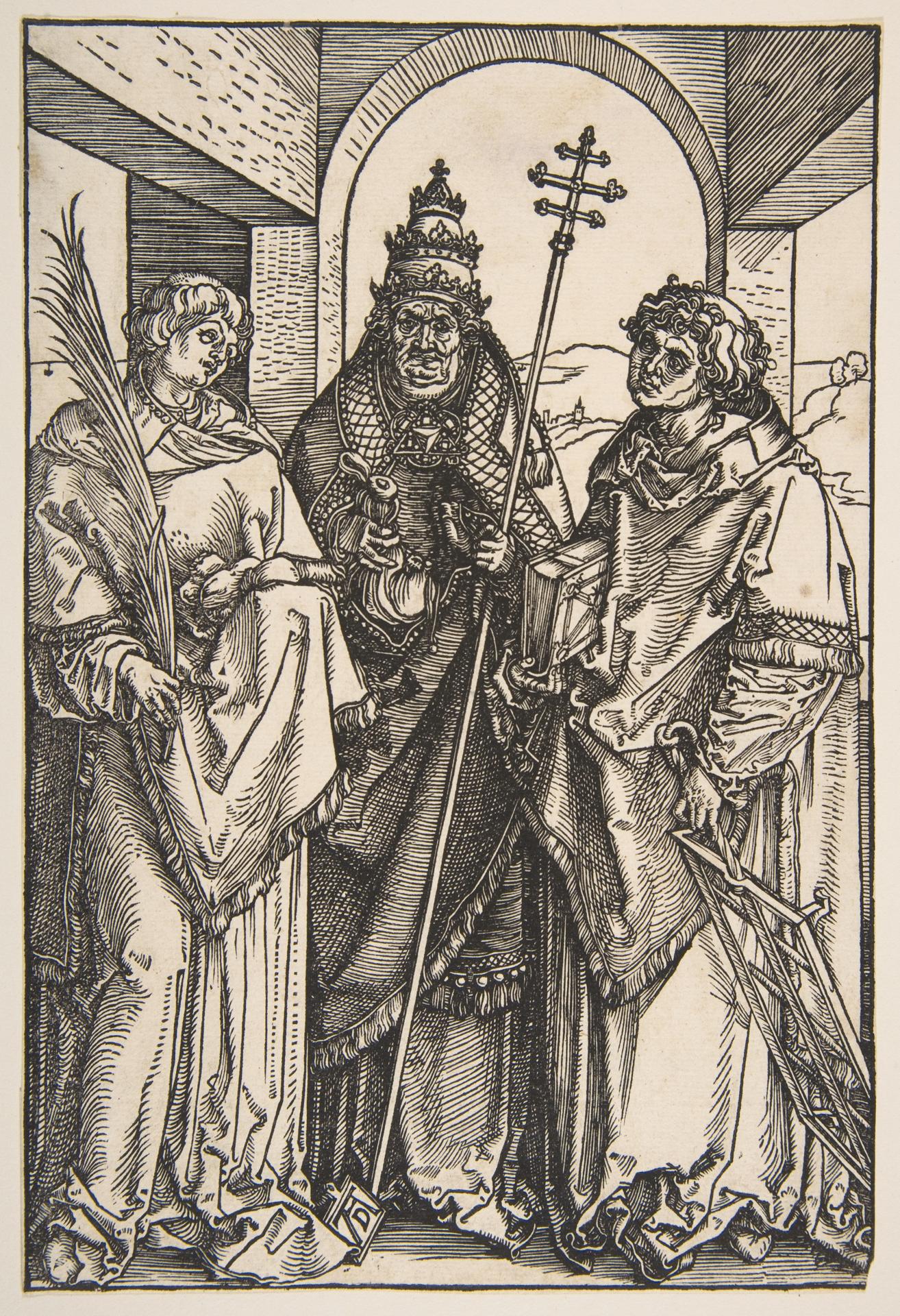 Albrecht Dürer — Der heilige Stephanus, der heilige Sixtus und der heilige Laurentius