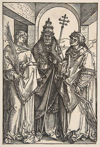 Albrecht Dürer — Der heilige Stephanus, der heilige Sixtus und der heilige Laurentius
