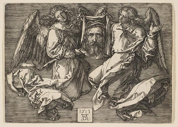 Albrecht Dürer — Sudarium, von zwei Engeln gehalten