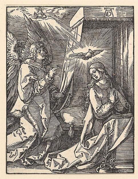 Albrecht Dürer — Die Verkündigung, aus 'Die kleine Passion'