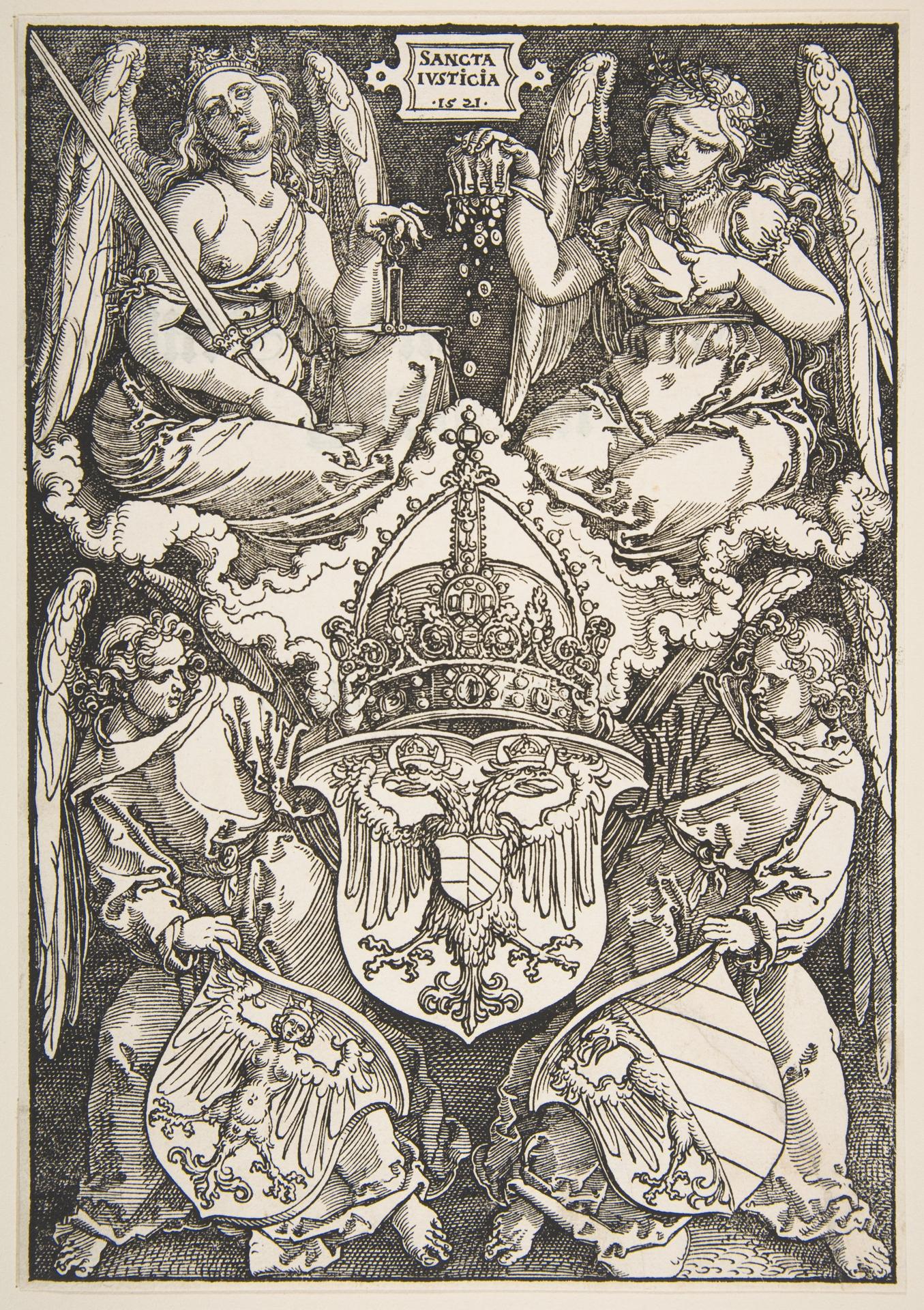 Albrecht Dürer — Die Wappen des Reiches und von Nürnberg