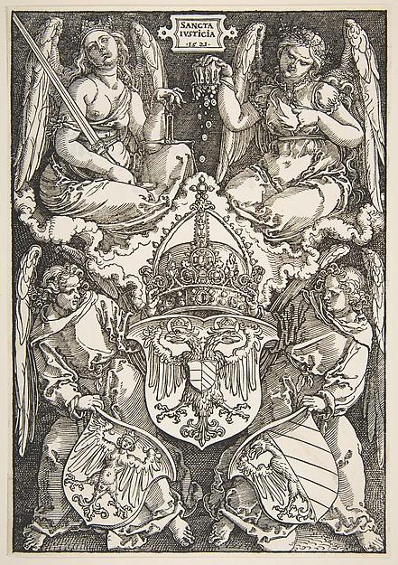 Albrecht Dürer — Die Wappen des Reiches und von Nürnberg