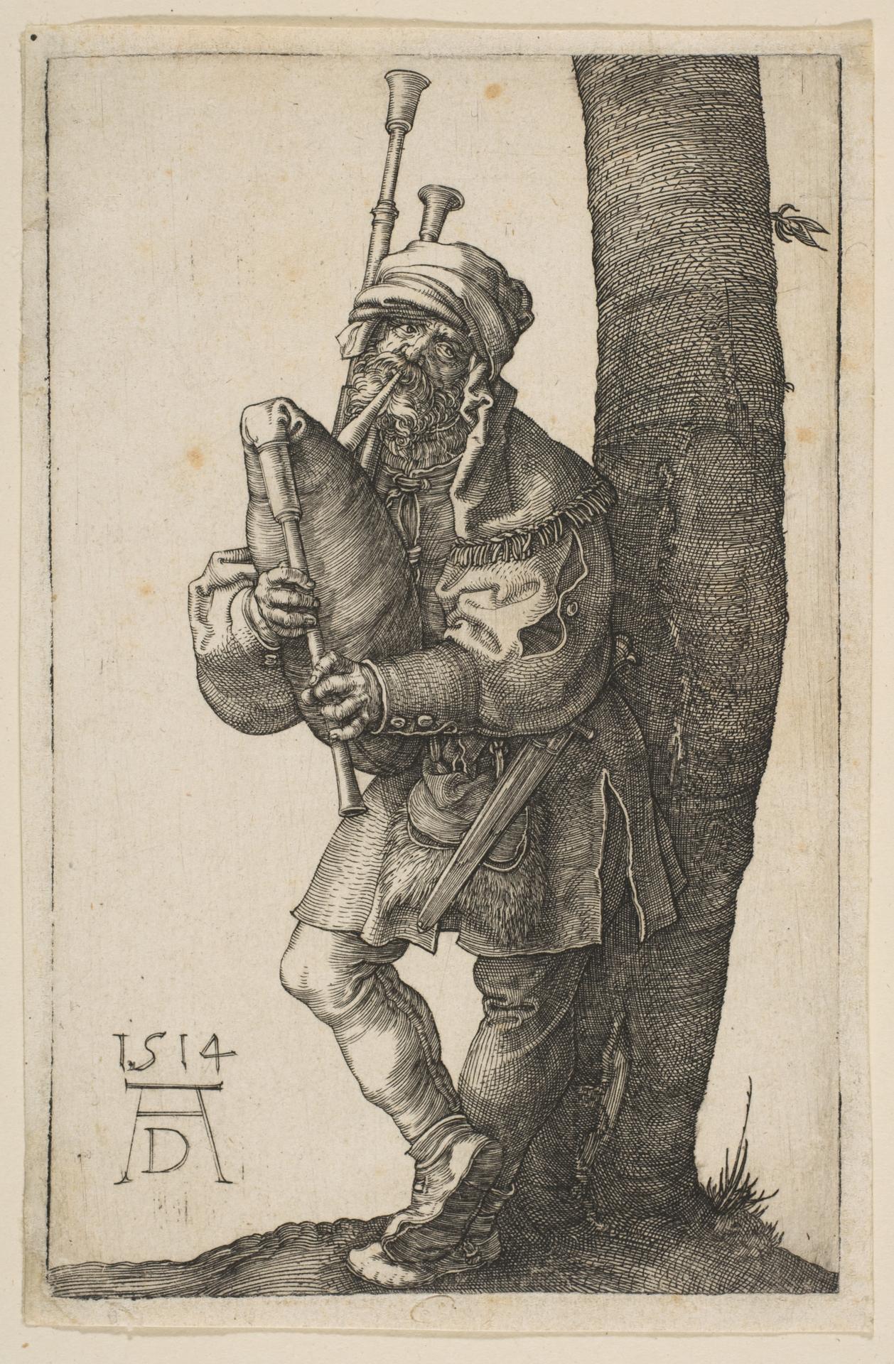 Albrecht Dürer — Der Dudelsackpfeifer