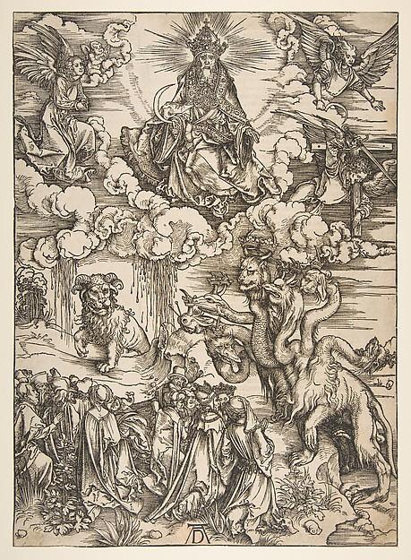 Albrecht Dürer — Das Tier mit sieben Häuptern und das Tier mit den Lämmerhörnern