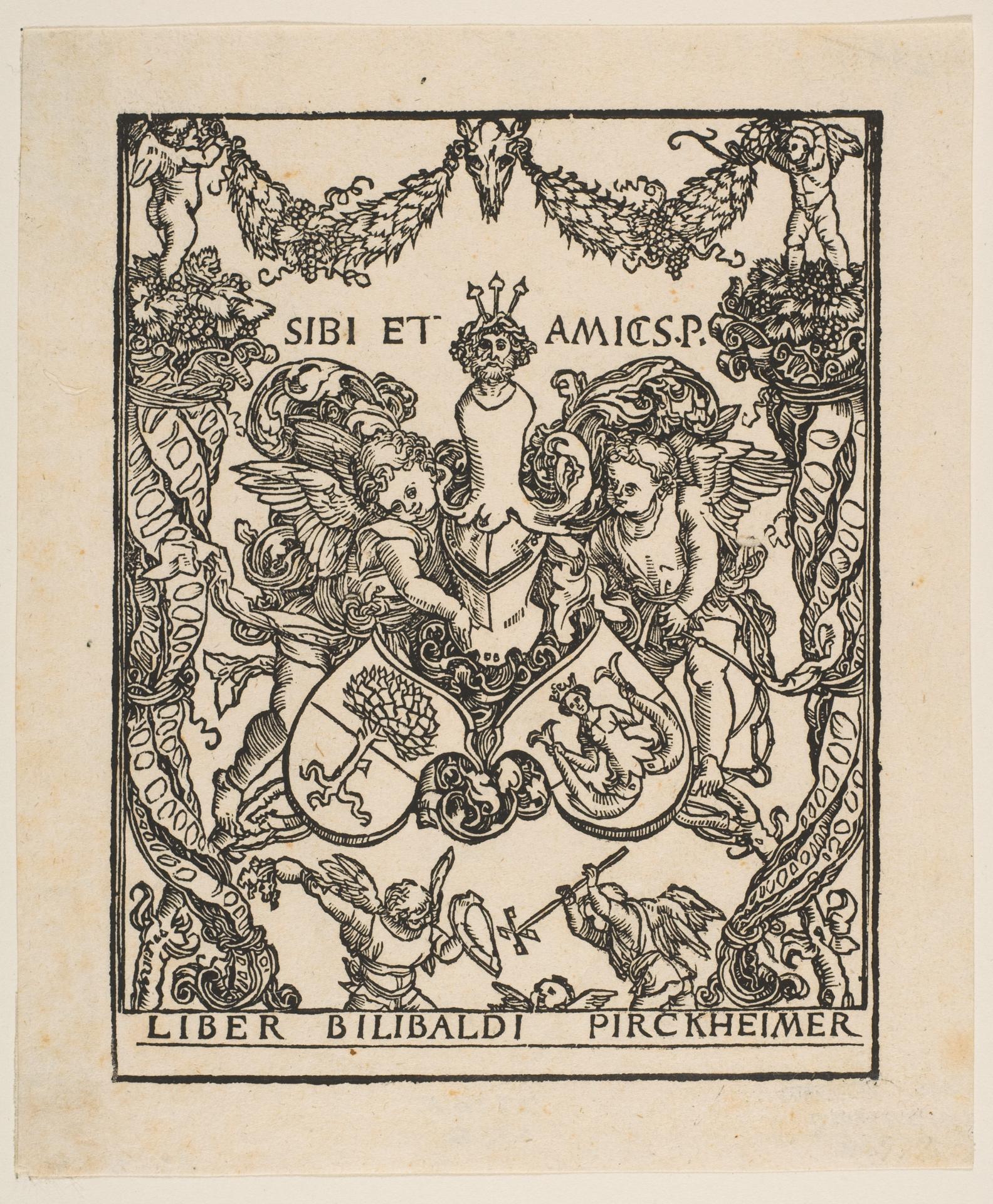 Albrecht Dürer — Das Buchzeichen des Wilibald Pirckheimer