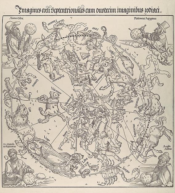 Albrecht Dürer — Die Himmelskarte – Nördliche Hemisphäre
