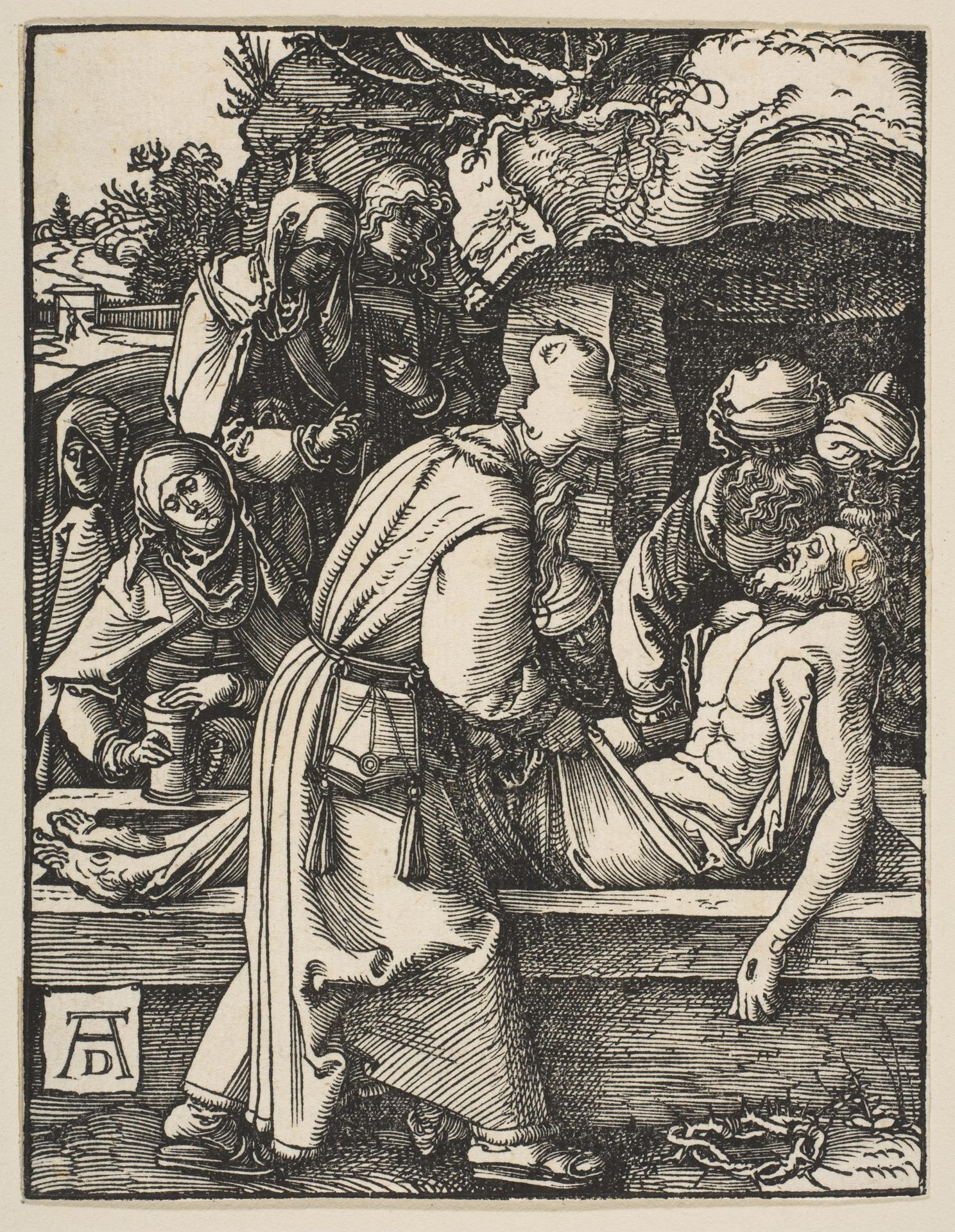 Albrecht Dürer — Die Kreuzabnahme, aus der Kleinen Passion