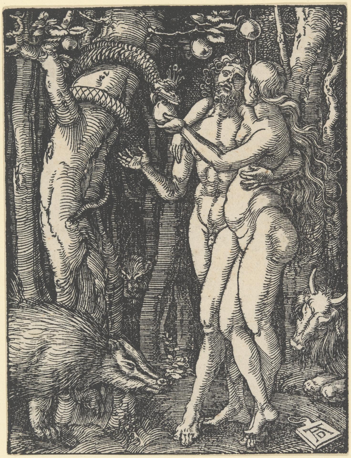 Albrecht Dürer — Der Sündenfall, aus der Kleinen Passion