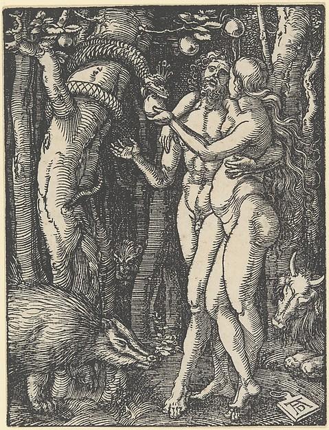 Albrecht Dürer — Der Sündenfall, aus der Kleinen Passion