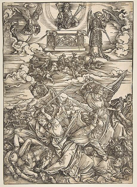Albrecht Dürer — Die vier rächenden Engel, aus der Apokalypse