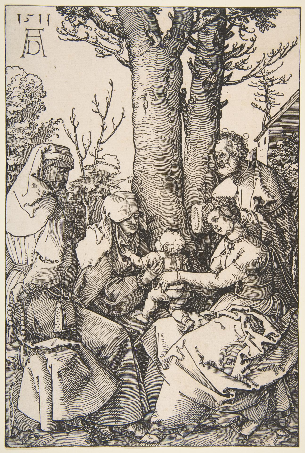 Albrecht Dürer — Die Heilige Familie mit dem Heiligen Joachim und der Heiligen Anna