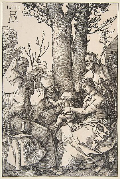 Albrecht Dürer — Die Heilige Familie mit dem Heiligen Joachim und der Heiligen Anna
