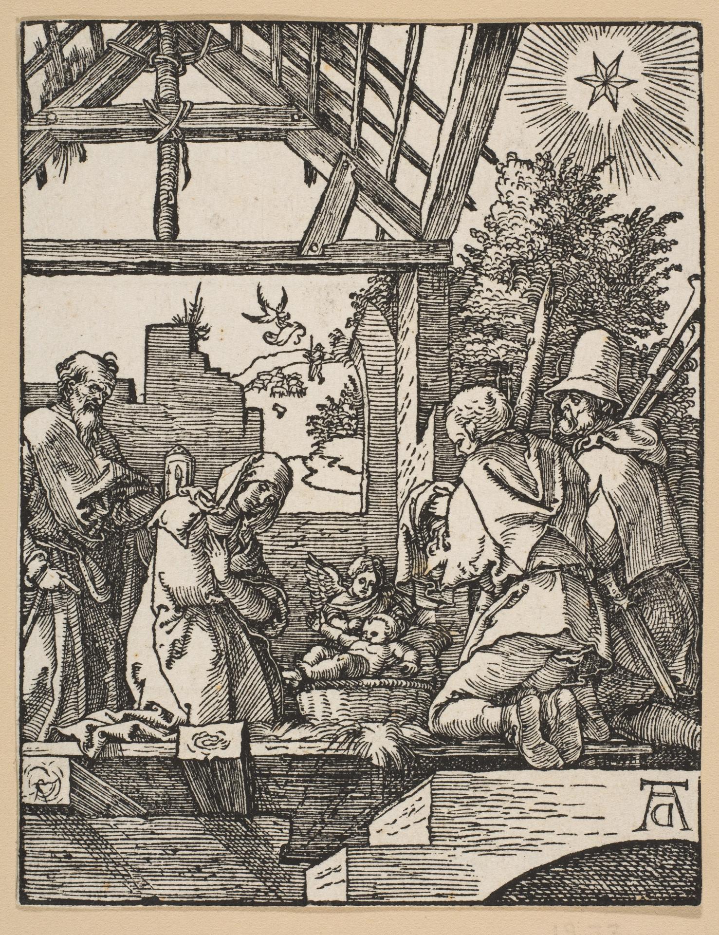 Albrecht Dürer — Die Geburt Christi, aus 'Die Kleine Passion'