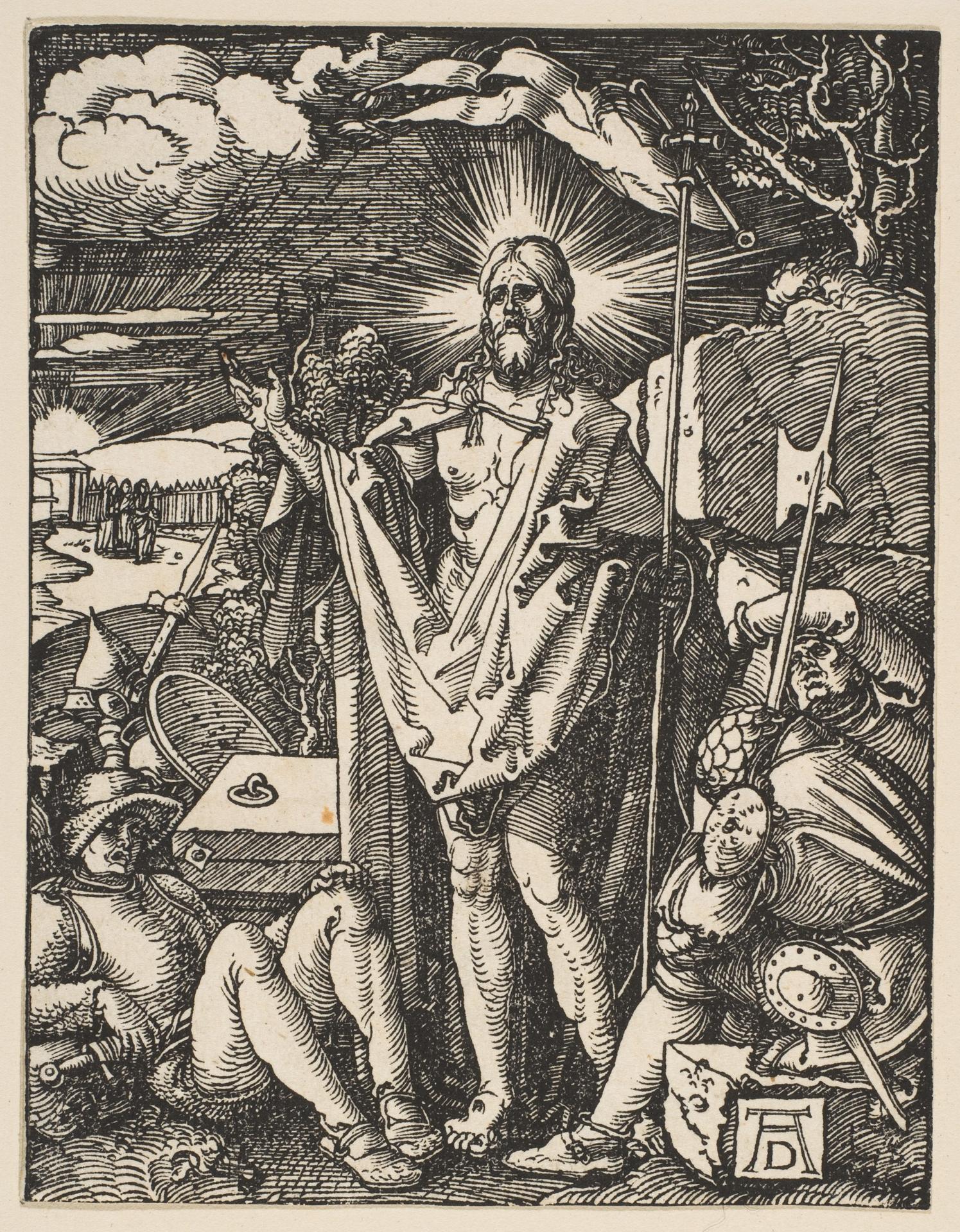 Albrecht Dürer — Die Auferstehung, aus 'Die kleine Passion'