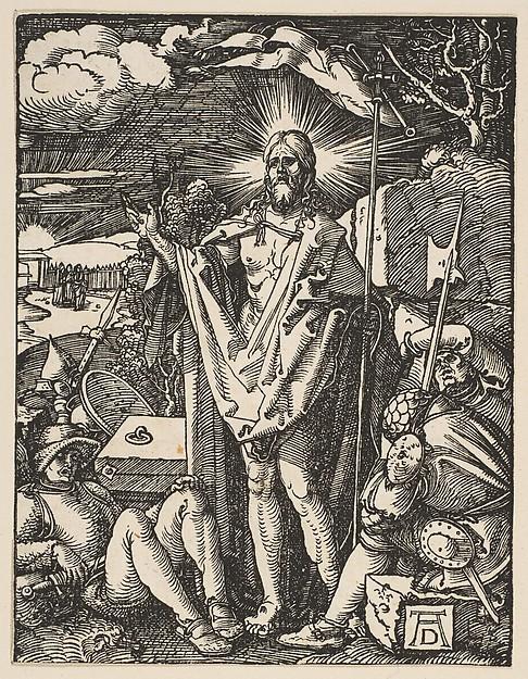 Albrecht Dürer — Die Auferstehung, aus 'Die kleine Passion'