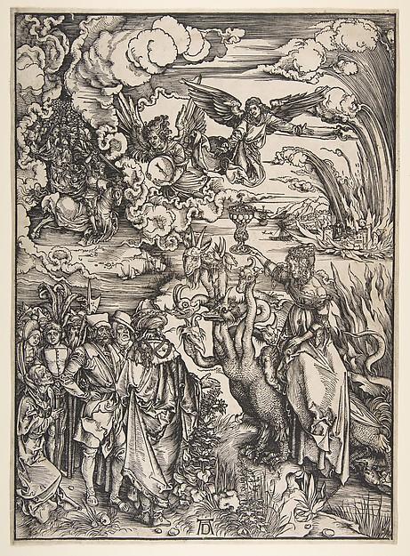 Albrecht Dürer — Die Hure von Babylon, aus der Apokalypse
