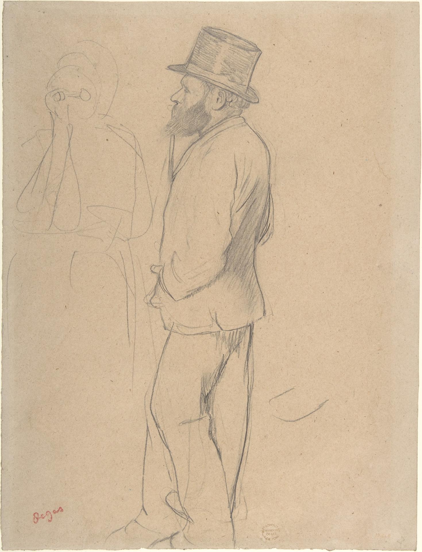 Edgar Degas — Édouard Manet bei den Pferderennen